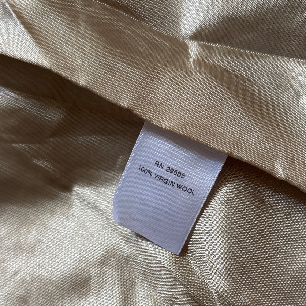 Pendleton Tan Patterned Blazer Petite Size 14 - image 3